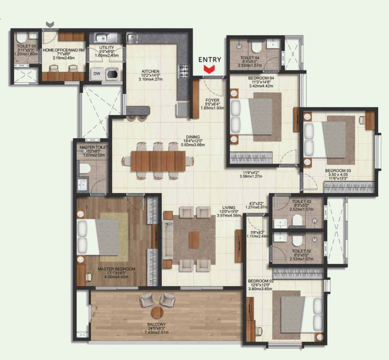 4.5bhk